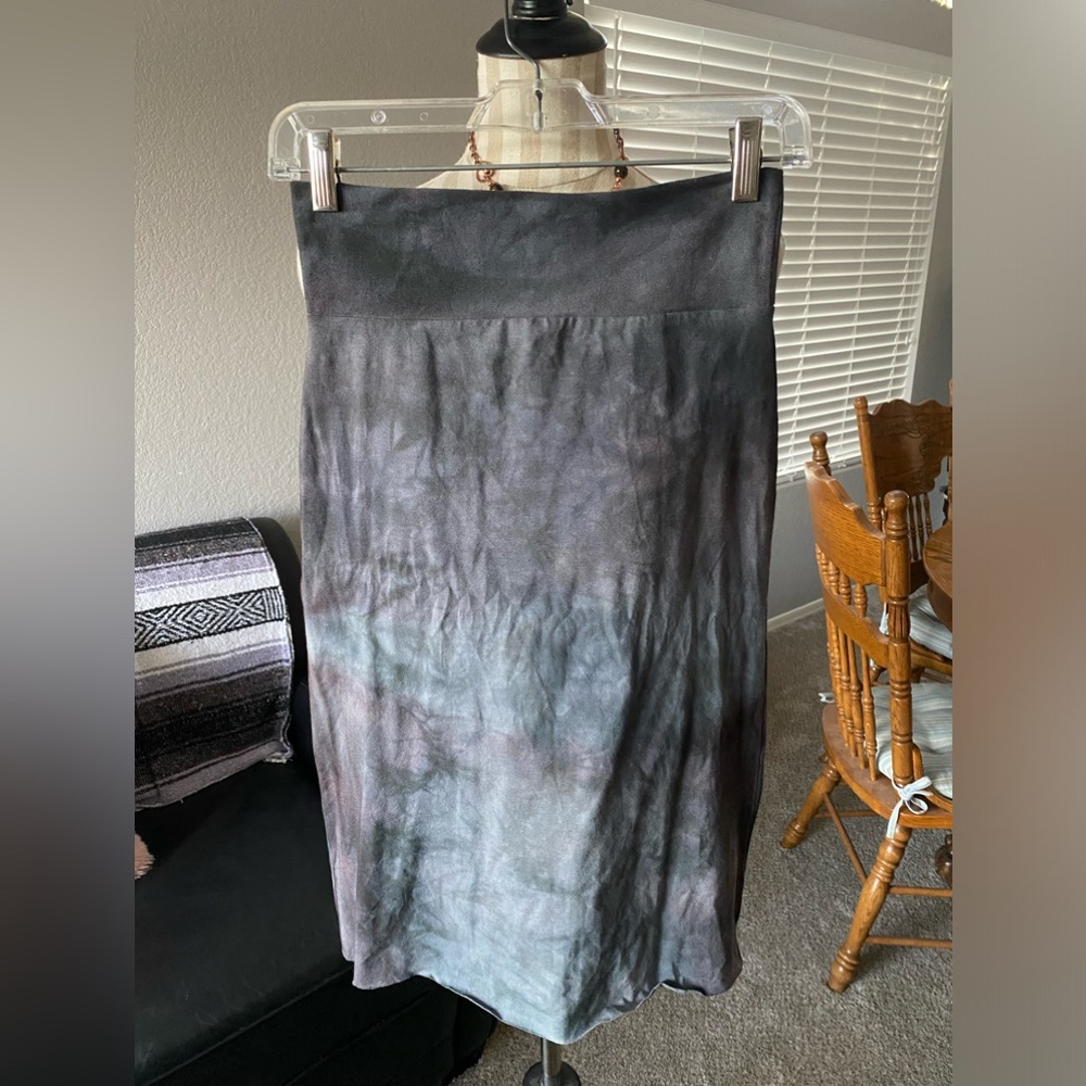 Split Panel Midi Skirt - image 2